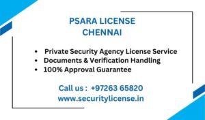 PSARA License in Chennai