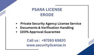 PSARA License in Erode