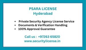 PSARA License in Hyderabad