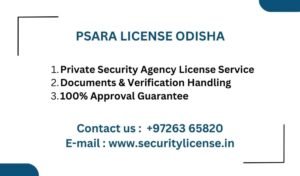 PSARA License in Odisha