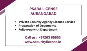 PSARA License in Aurangabad