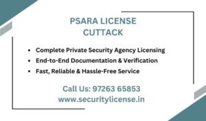 PSARA License in Cuttack