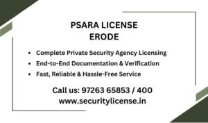 PSARA License in Erode