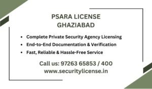 PSARA License in Ghaziabad