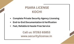PSARA License in Kochi