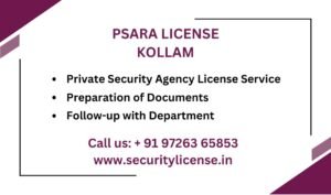 PSARA License in Kollam