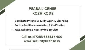 PSARA License in Kozhikode