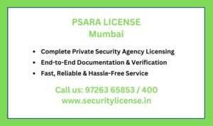 PSARA License in Mumbai