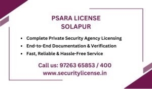 PSARA License in Solapur