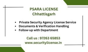 PSARA License in chhattisgarh
